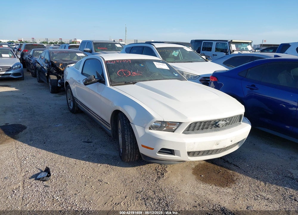 2012 FORD MUSTANG V6 VIN: 1ZVBP8AM7C5267791