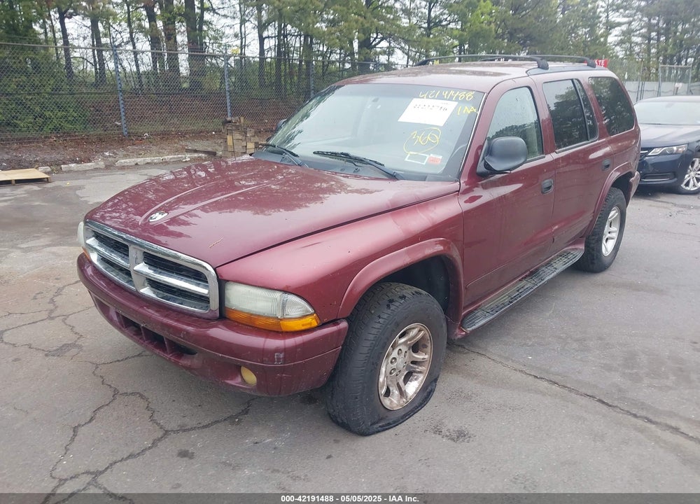2003 DODGE DURANGO SLT VIN: 1D4HS48N13F543401