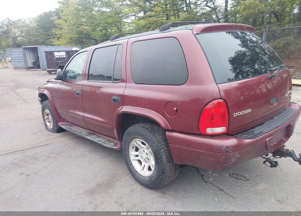 2003 DODGE DURANGO SLT VIN: 1D4HS48N13F543401