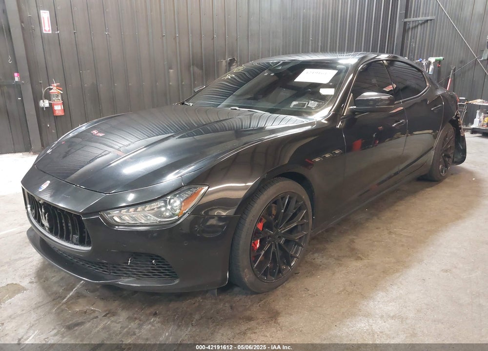 2017 MASERATI GHIBLI VIN: ZAM57RTS1H1240534