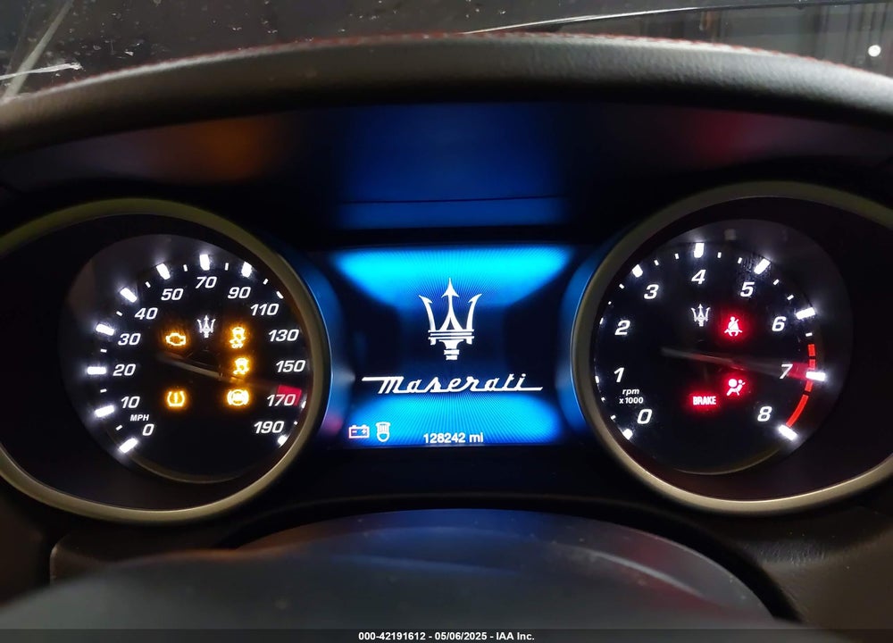 2017 MASERATI GHIBLI VIN: ZAM57RTS1H1240534