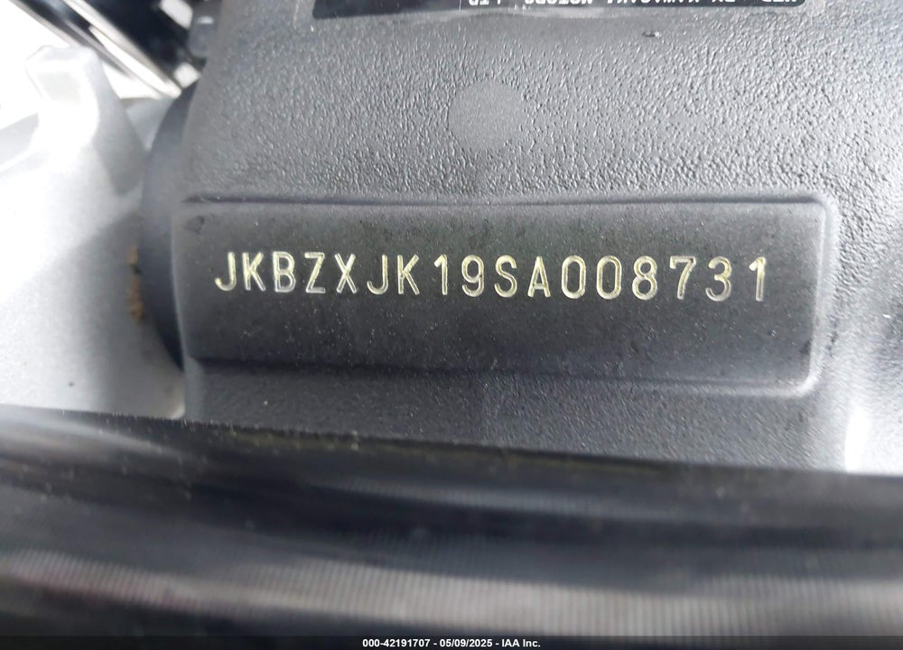 2025 KAWASAKI ZX636 K VIN: JKBZXJK19SA008731