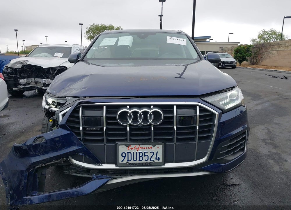2022 AUDI Q7 PREMIUM PLUS 55 TFSI QUATTRO TIPTRONIC VIN: WA1LXBF7XND020534