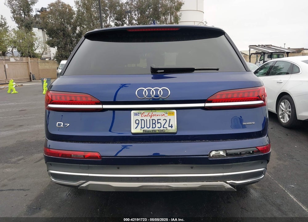 2022 AUDI Q7 PREMIUM PLUS 55 TFSI QUATTRO TIPTRONIC VIN: WA1LXBF7XND020534