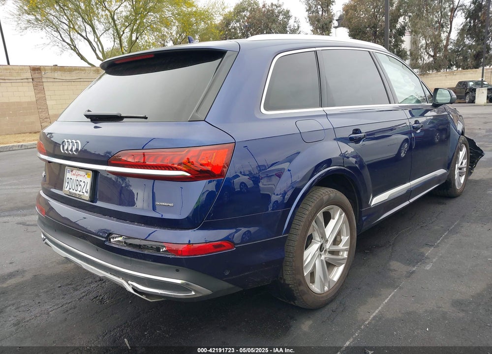 2022 AUDI Q7 PREMIUM PLUS 55 TFSI QUATTRO TIPTRONIC VIN: WA1LXBF7XND020534