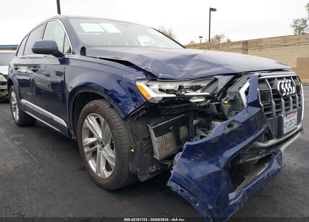2022 AUDI Q7 PREMIUM PLUS 55 TFSI QUATTRO TIPTRONIC VIN: WA1LXBF7XND020534