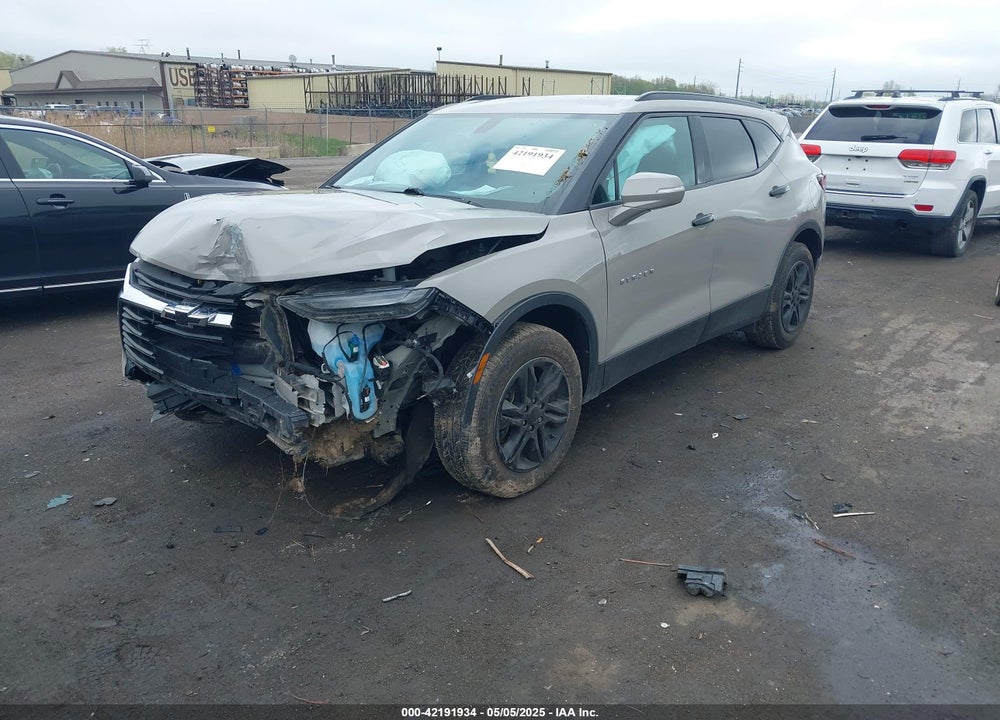2021 CHEVROLET BLAZER FWD 1LT VIN: 3GNKBBRA2MS521687