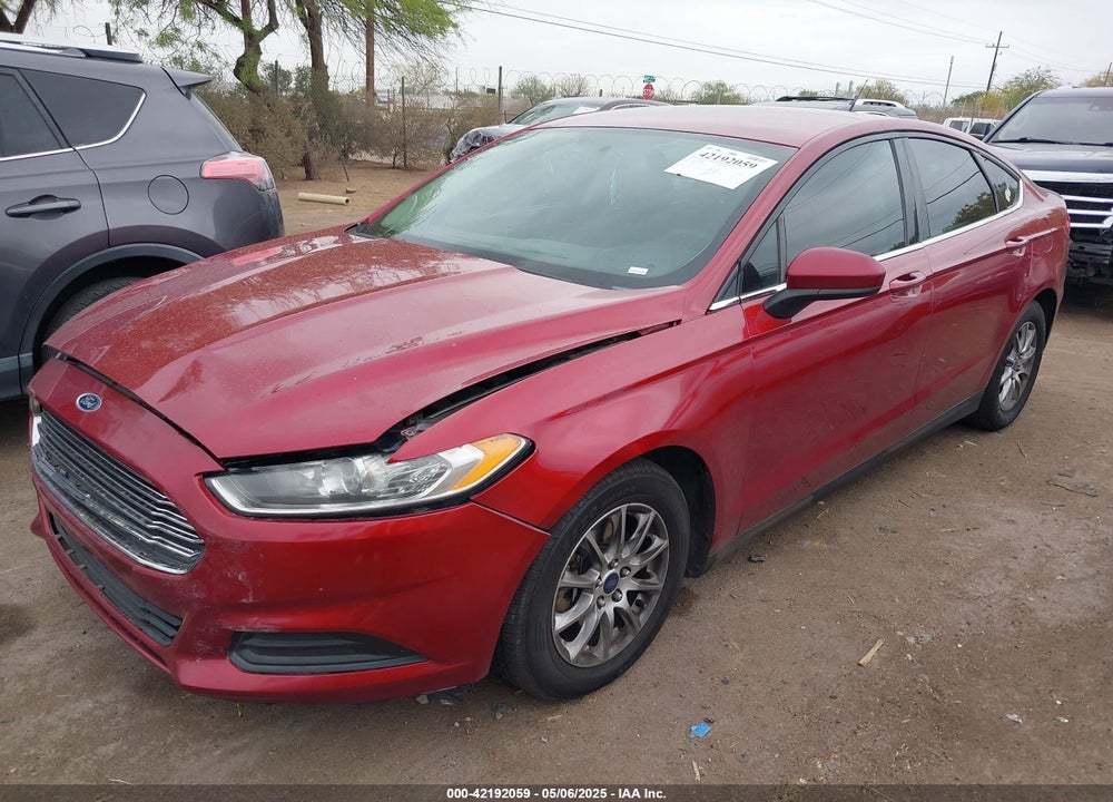 2015 FORD FUSION S VIN: 3FA6P0G74FR244905