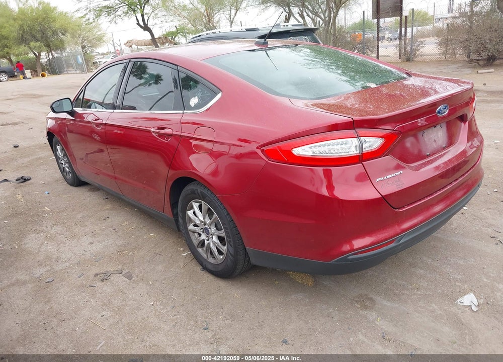 2015 FORD FUSION S VIN: 3FA6P0G74FR244905