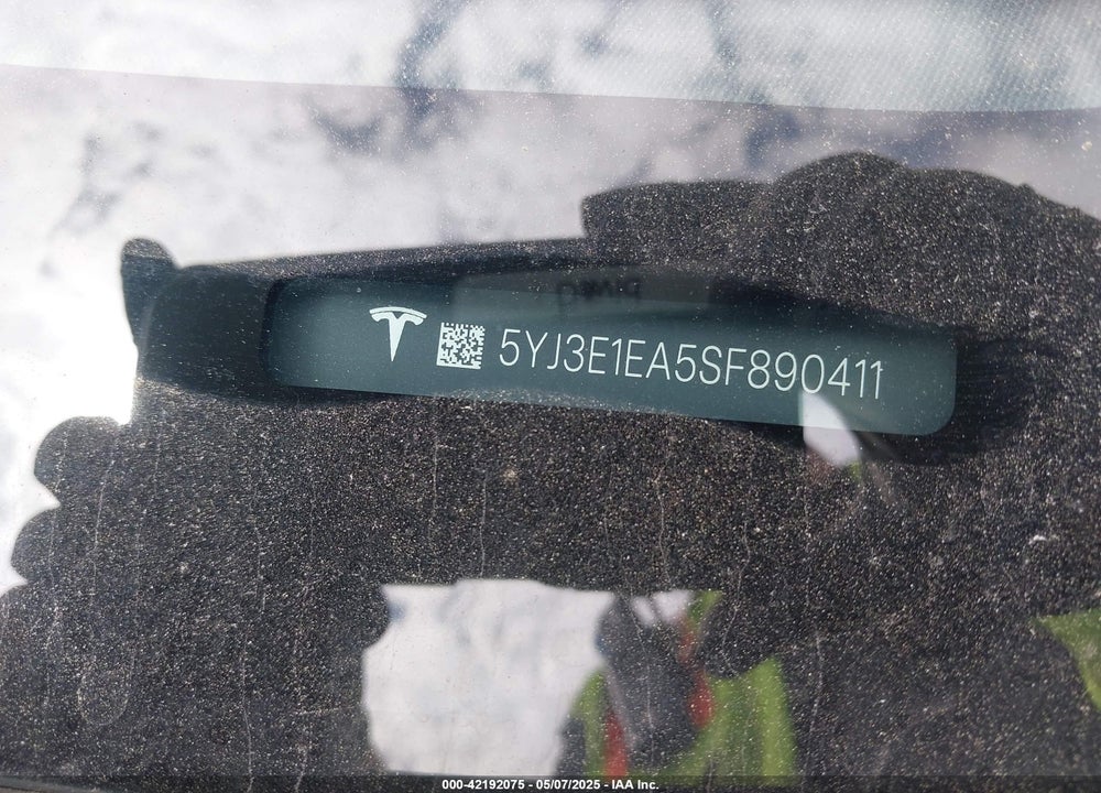 2025 TESLA MODEL 3 VIN: 5YJ3E1EA5SF890411