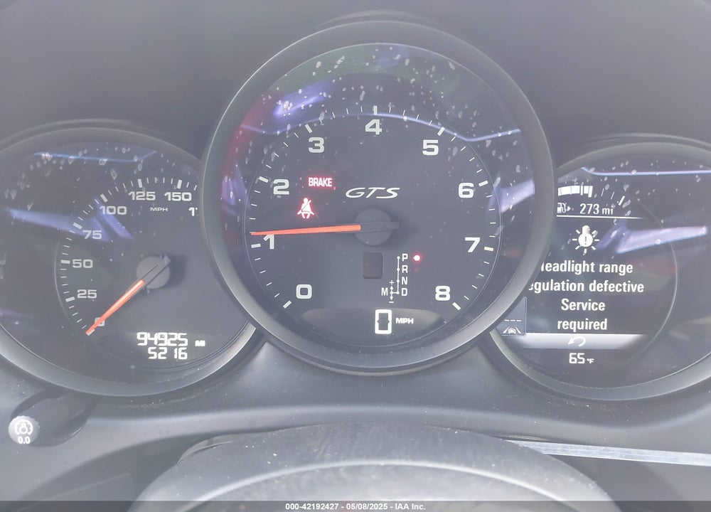 2018 PORSCHE MACAN GTS VIN: WP1AG2A59JLB60625