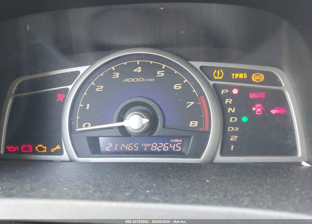 2009 HONDA CIVIC VIN: 19XFA16879E010183