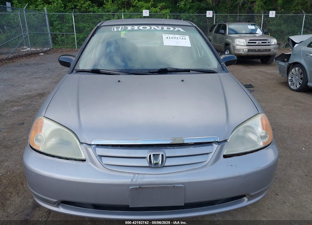2002 HONDA CIVIC LX VIN: 1HGES16572L080070