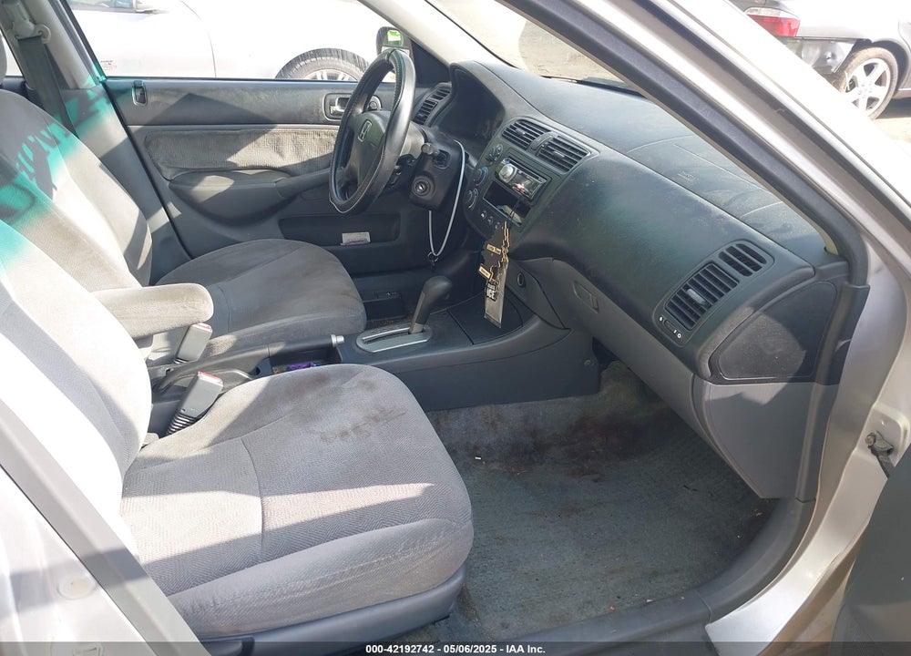 2002 HONDA CIVIC LX VIN: 1HGES16572L080070
