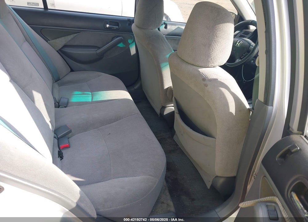2002 HONDA CIVIC LX VIN: 1HGES16572L080070