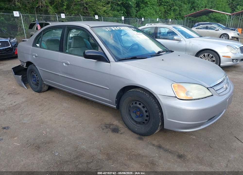 2002 HONDA CIVIC LX VIN: 1HGES16572L080070