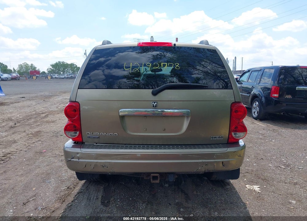 2006 DODGE DURANGO LIMITED VIN: 1D8HB58216F145958