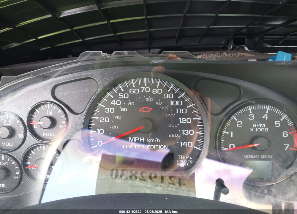 2003 CHEVROLET MONTE CARLO SS VIN: 2G1WX12K139261859