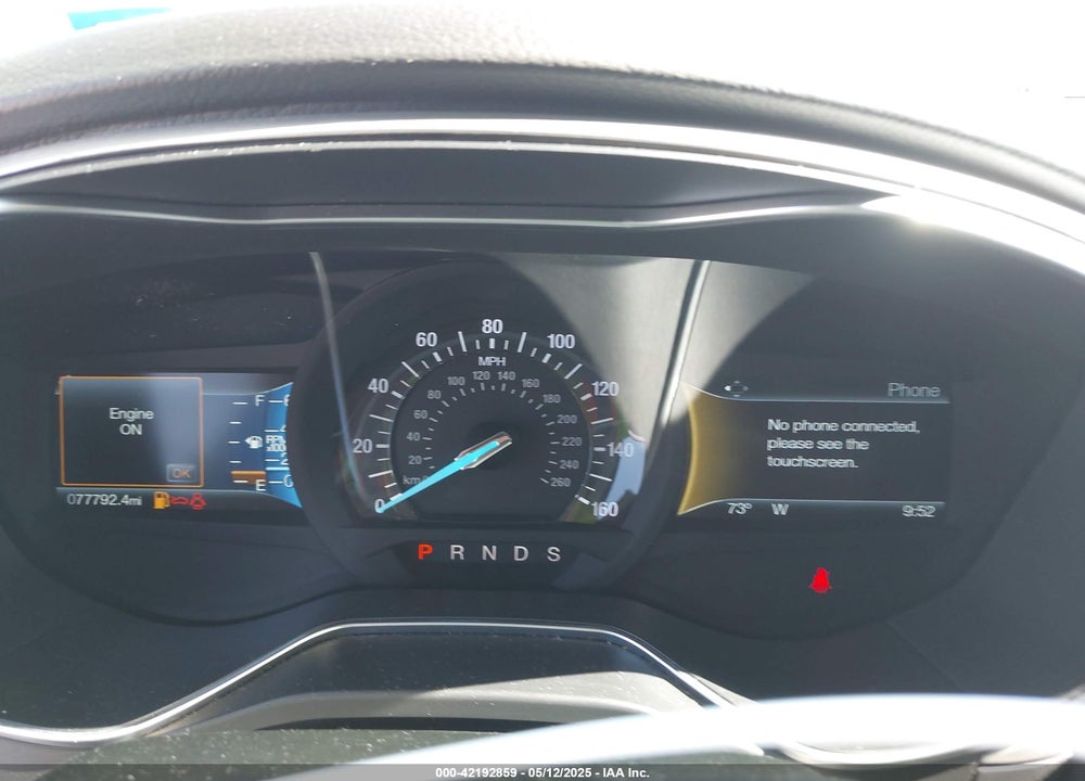 2016 FORD FUSION SE VIN: 3FA6P0H75GR275600