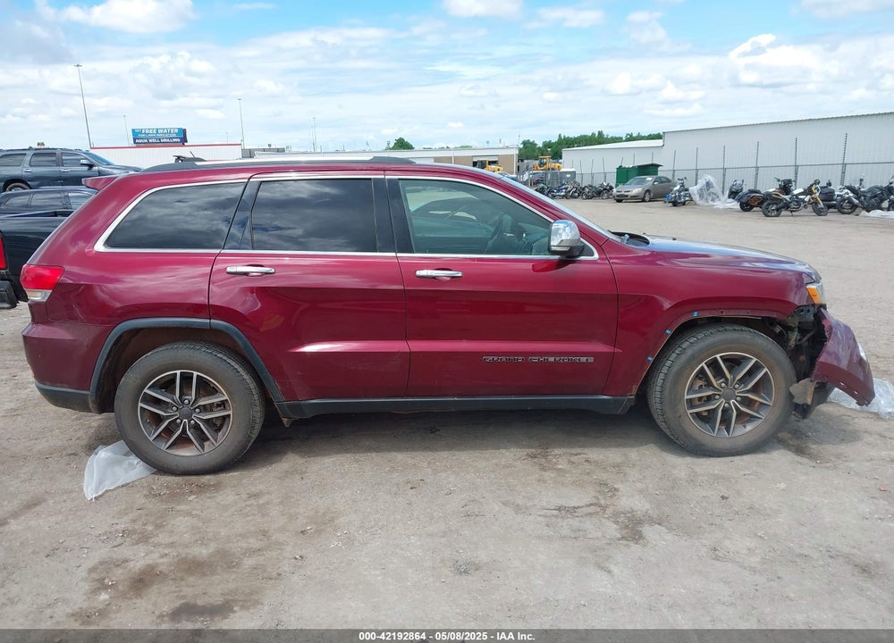 2019 JEEP GRAND CHEROKEE LIMITED 4X2 VIN: 1C4RJEBG0KC672315