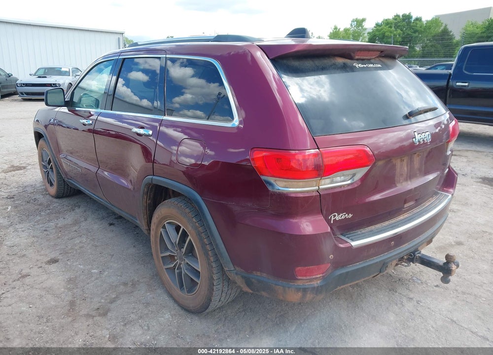 2019 JEEP GRAND CHEROKEE LIMITED 4X2 VIN: 1C4RJEBG0KC672315