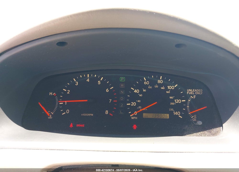2001 LEXUS ES 300 VIN: JT8BF28G110321601