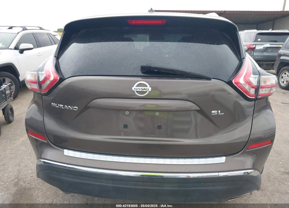 2015 NISSAN MURANO SL VIN: 5N1AZ2MG6FN218044