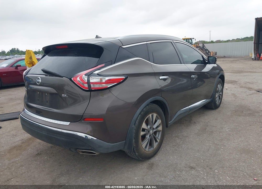 2015 NISSAN MURANO SL VIN: 5N1AZ2MG6FN218044