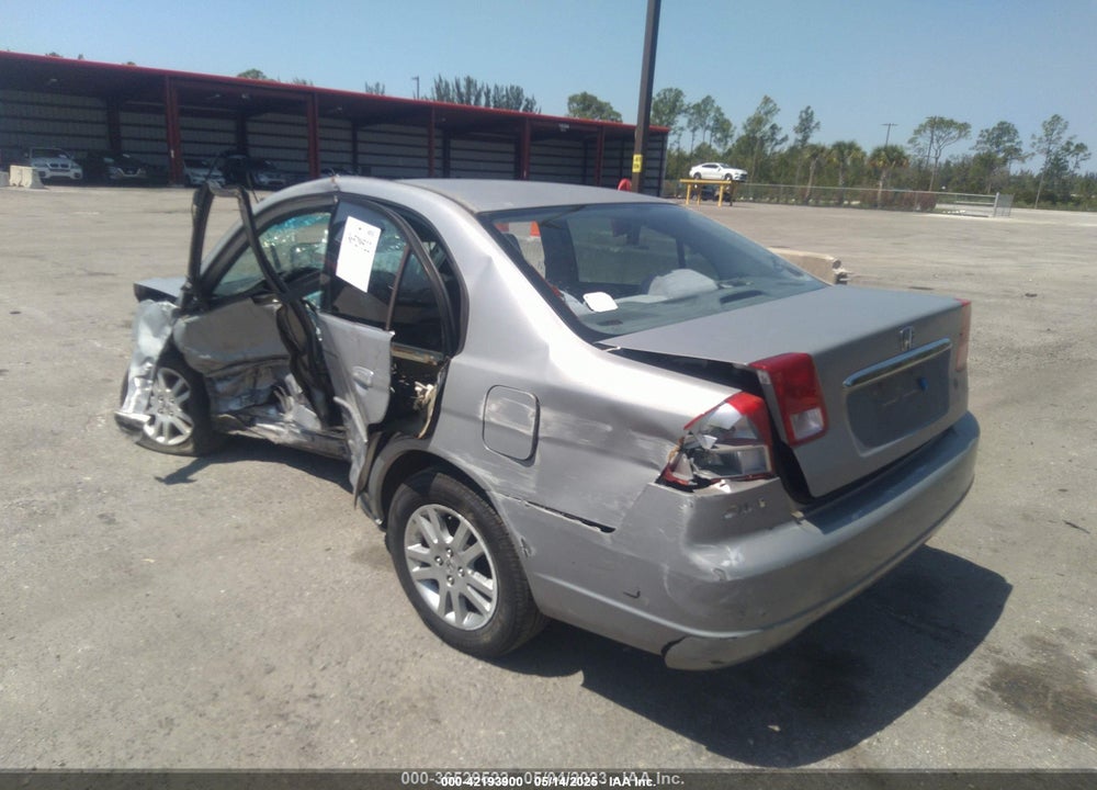 2002 HONDA CIVIC EX VIN: 1HGES26822L060535
