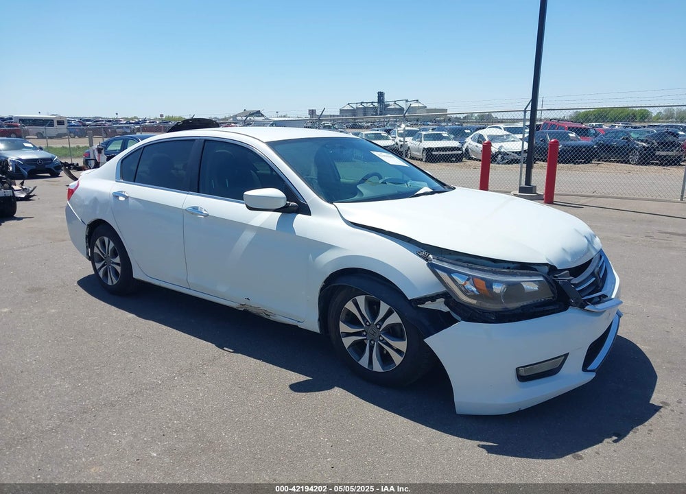 2013 HONDA ACCORD LX VIN: 1HGCR2F3XDA095426