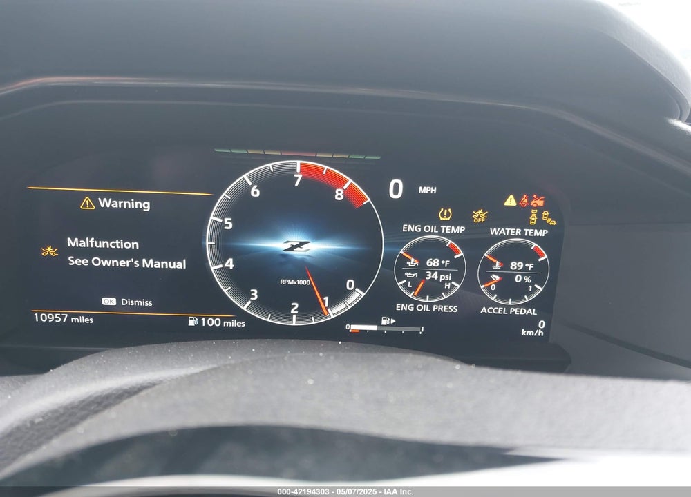 2023 NISSAN Z VIN: JN1BZ4AH1PM310285