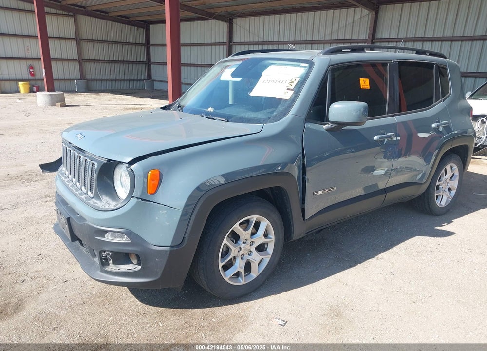 2017 JEEP RENEGADE LATITUDE FWD VIN: ZACCJABB5HPG25210