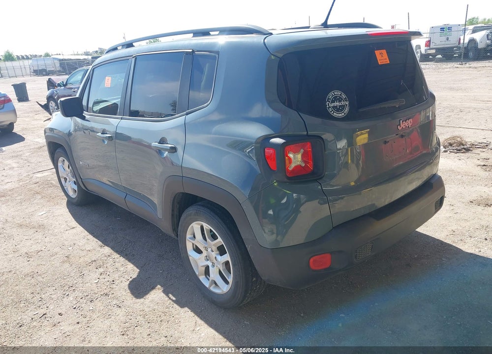 2017 JEEP RENEGADE LATITUDE FWD VIN: ZACCJABB5HPG25210