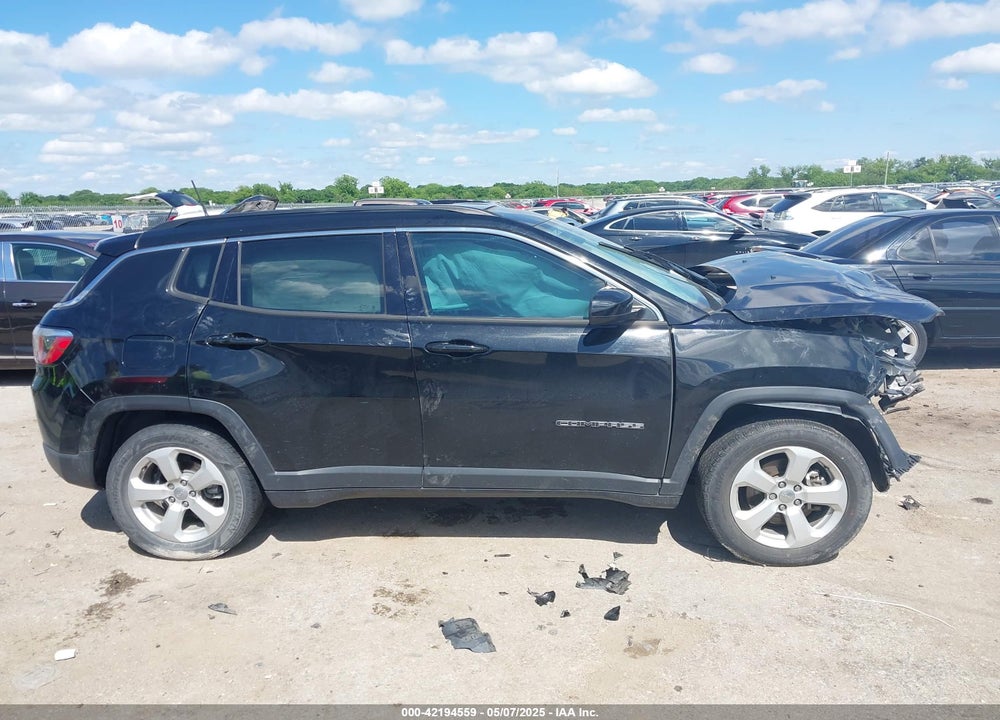 2018 JEEP COMPASS LATITUDE FWD VIN: 3C4NJCBB0JT272524