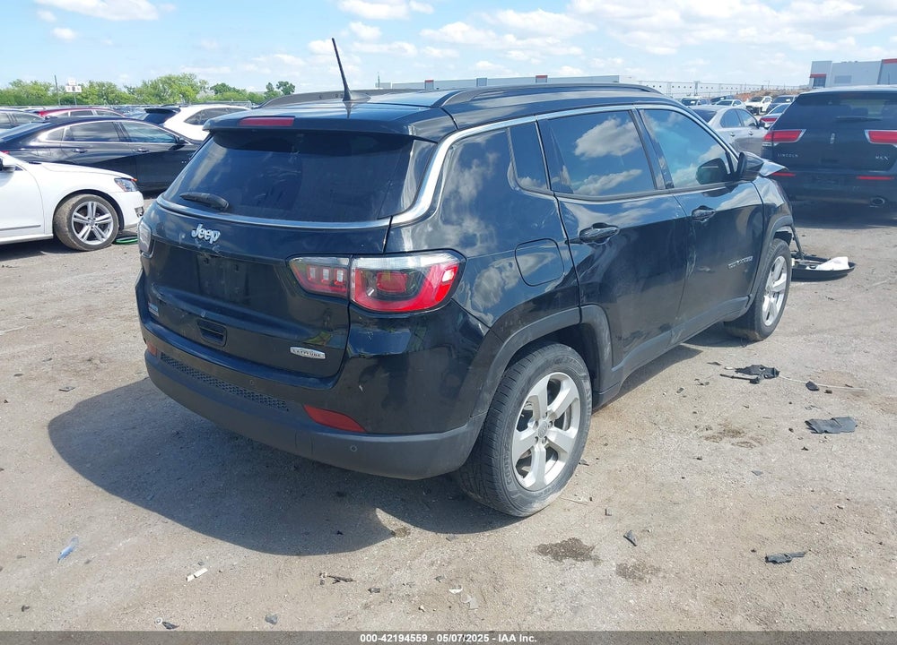 2018 JEEP COMPASS LATITUDE FWD VIN: 3C4NJCBB0JT272524