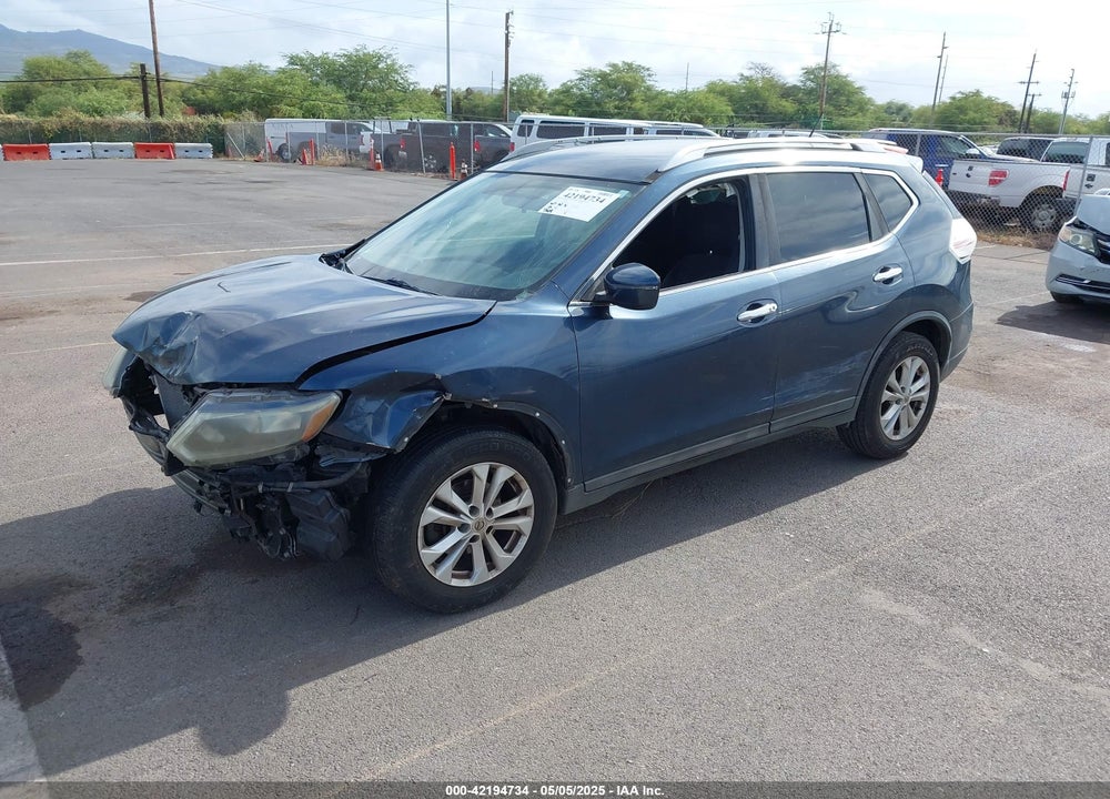 2016 NISSAN ROGUE SV VIN: 5N1AT2MT9GC863654