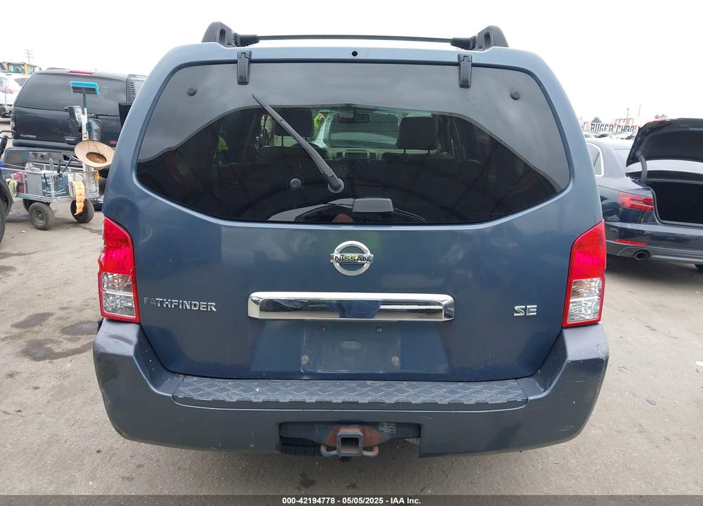 2006 NISSAN PATHFINDER VIN: 5N1AR18U26C619029