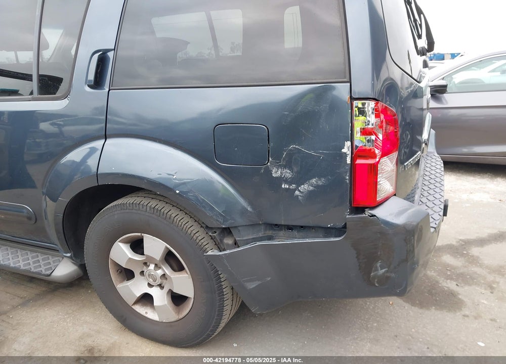 2006 NISSAN PATHFINDER VIN: 5N1AR18U26C619029