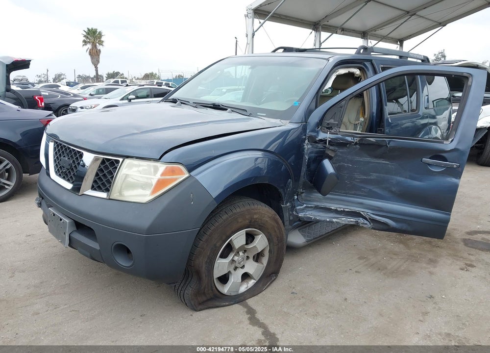 2006 NISSAN PATHFINDER VIN: 5N1AR18U26C619029