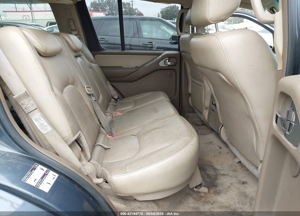 2006 NISSAN PATHFINDER VIN: 5N1AR18U26C619029