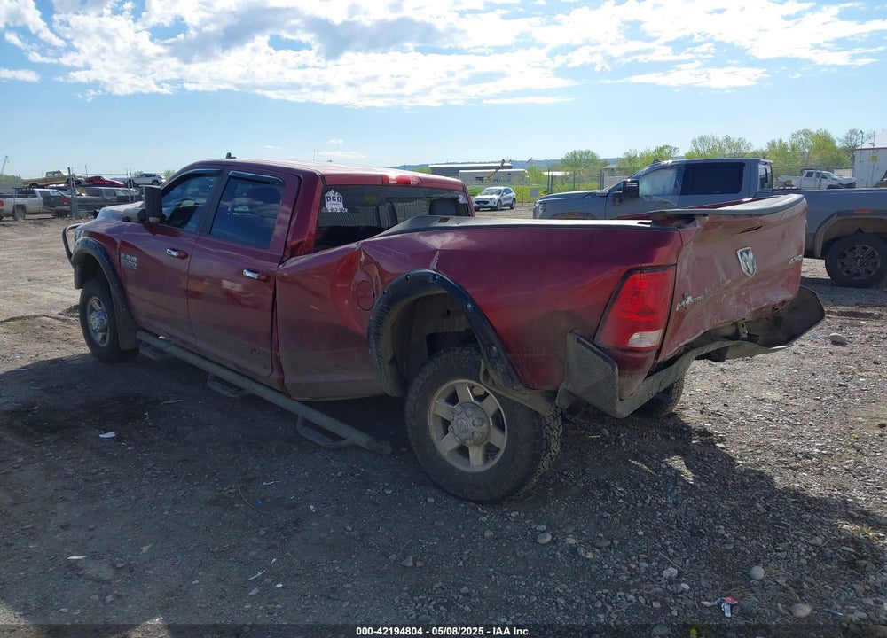 2013 RAM 2500 VIN: 3C6UR5JL8DG520260