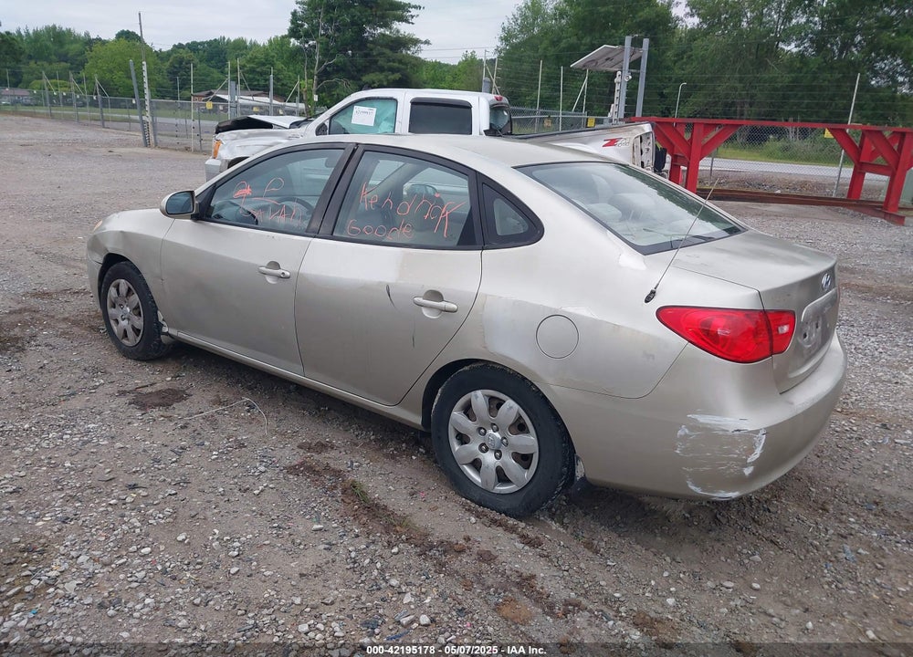 2007 HYUNDAI ELANTRA GLS/LIMITED/SE VIN: KMHDU46D07U115607