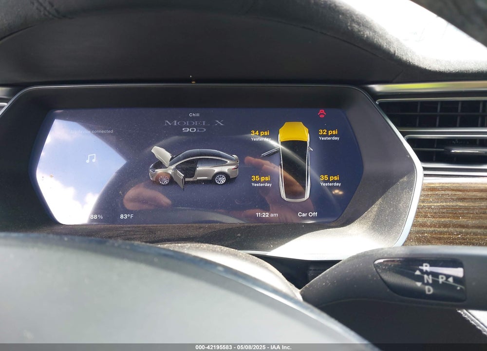 2016 TESLA MODEL X VIN: 5YJXCAE26GF008007