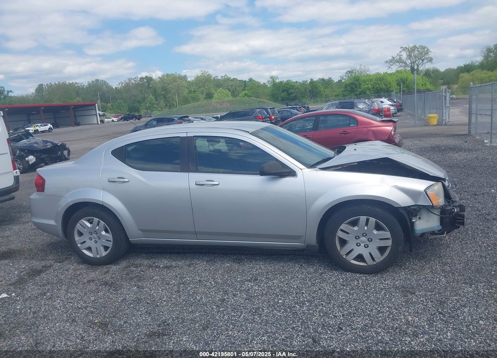 2012 DODGE AVENGER VIN: 1C3CDZAB0CN132399