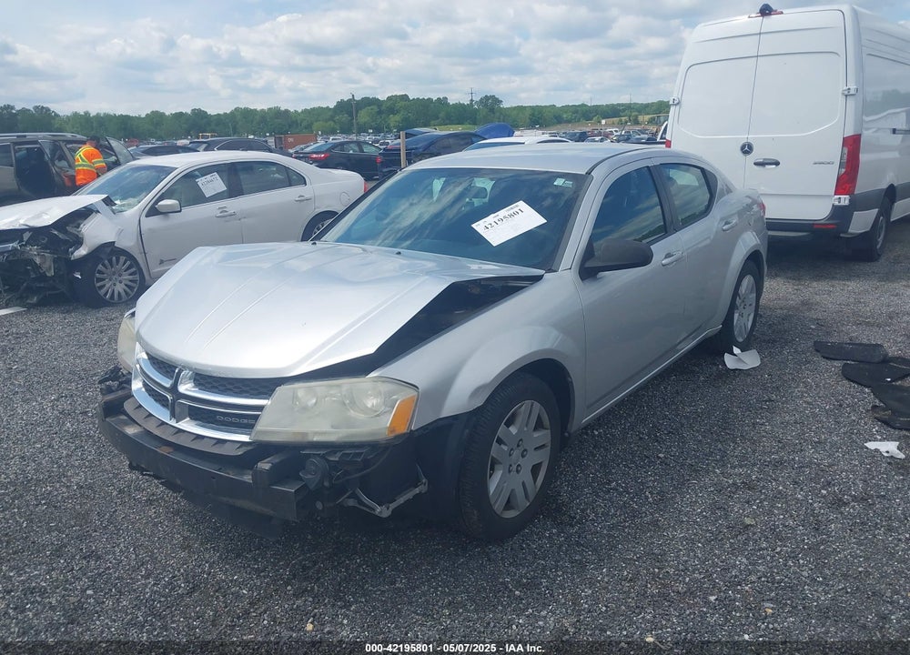 2012 DODGE AVENGER VIN: 1C3CDZAB0CN132399