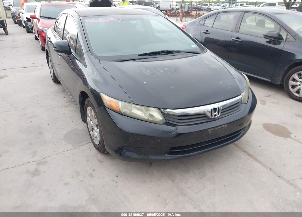 2012 HONDA CIVIC LX VIN: 2HGFB2F55CH585131