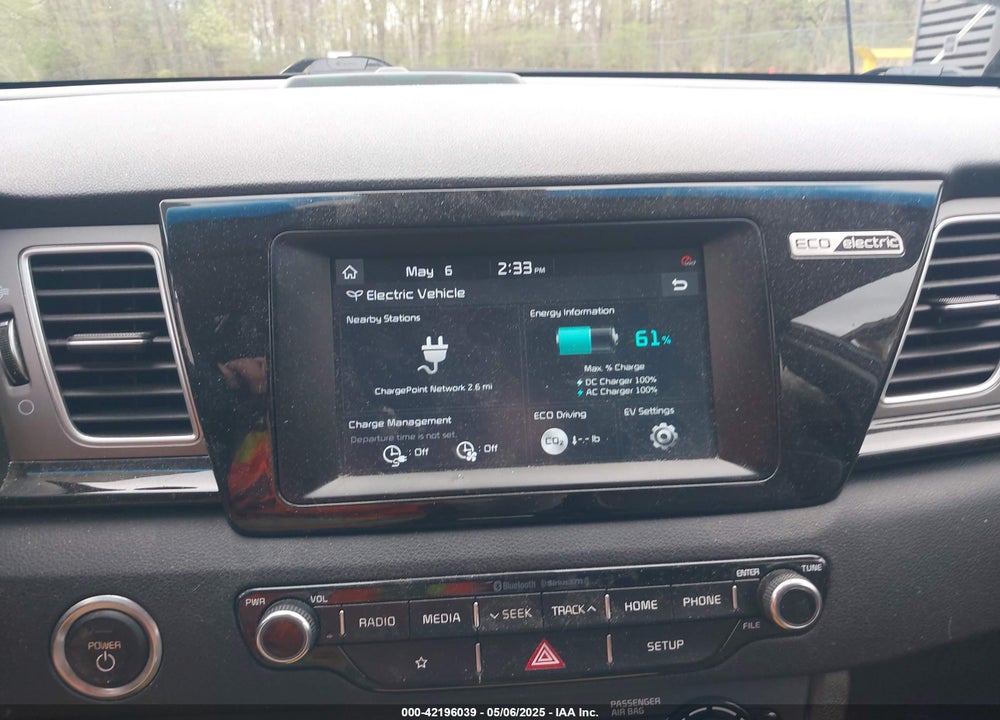 2019 KIA NIRO EV VIN: KNDCC3LG5K5020989