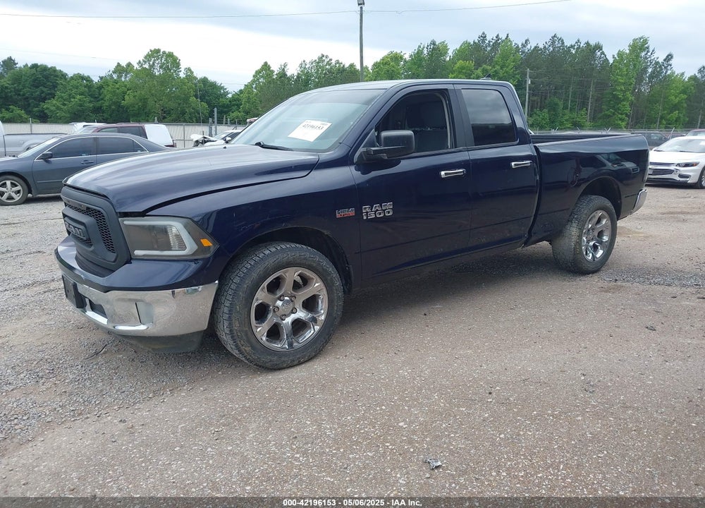 2013 RAM 1500 BIG HORN VIN: 1C6RR7GT0DS631497