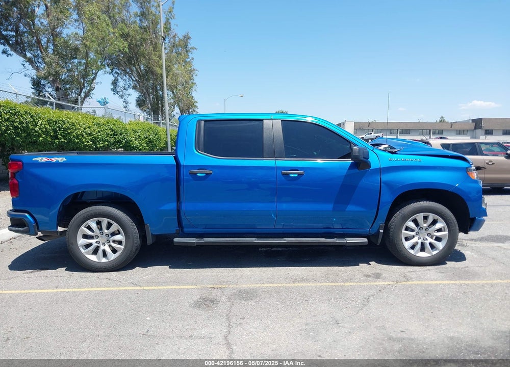 2022 CHEVROLET SILVERADO 1500 4WD SHORT BED CUSTOM VIN: 1GCPDBEK5NZ643438