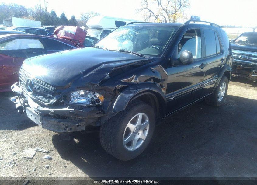 2001 MERCEDES-BENZ ML 320 VIN: 4JGAB54E11A255152